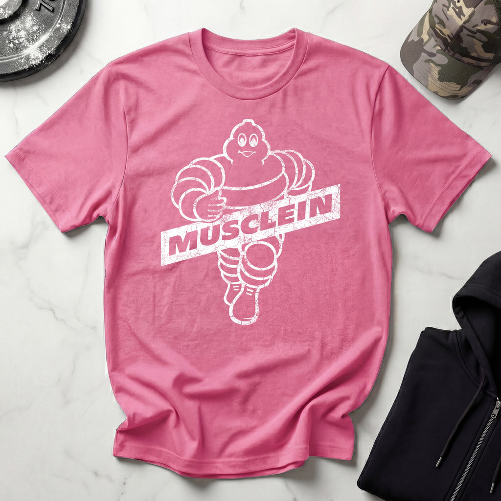 Musclein Man Graphic Vintage Gym T-Shirt