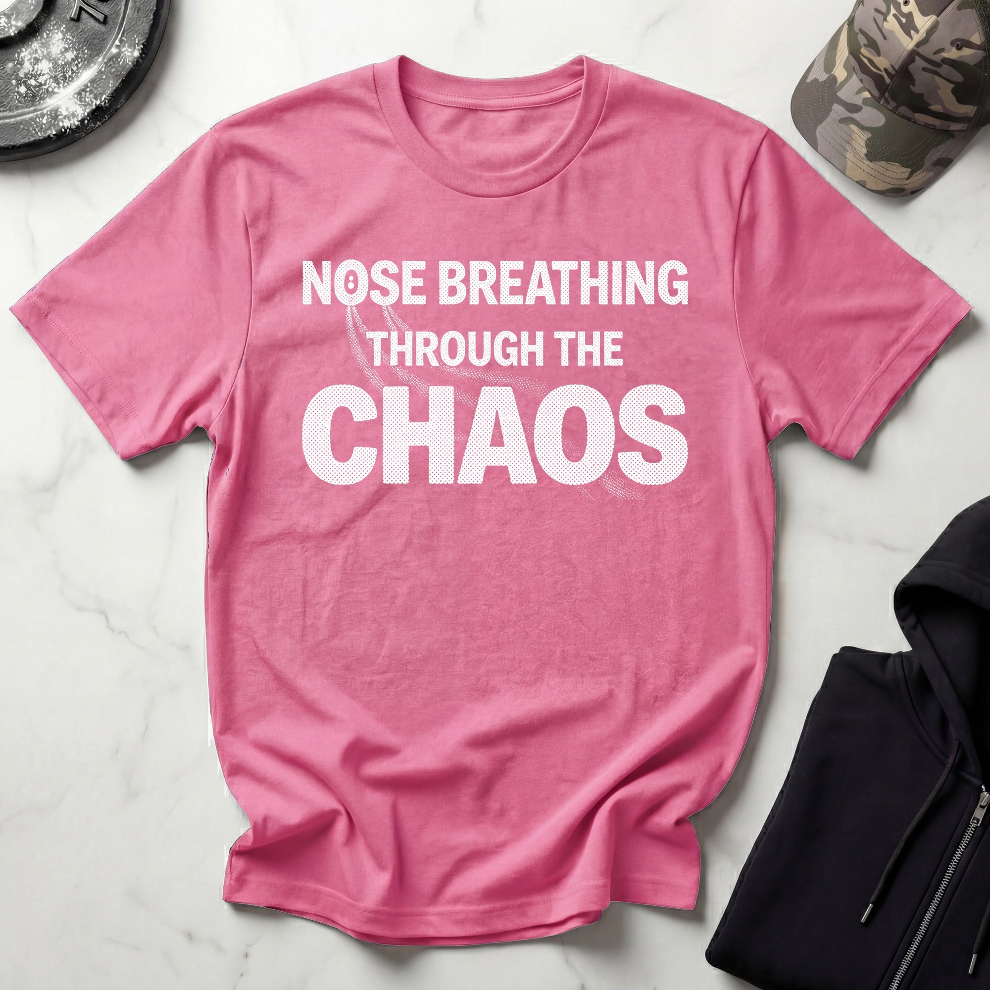 Breathwork Nose Breathe Chaos Gym T-Shirt