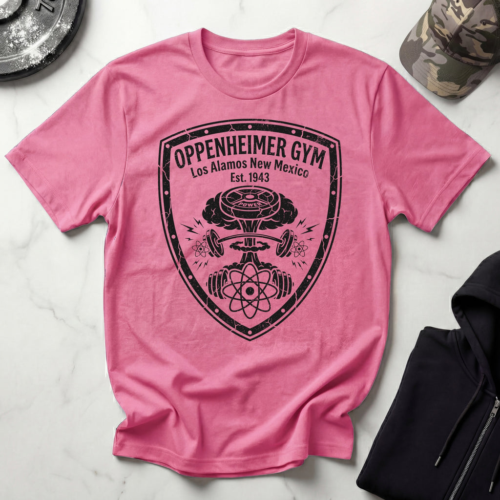 Oppenheimer Explosive Vintage Insignia Gym Tee