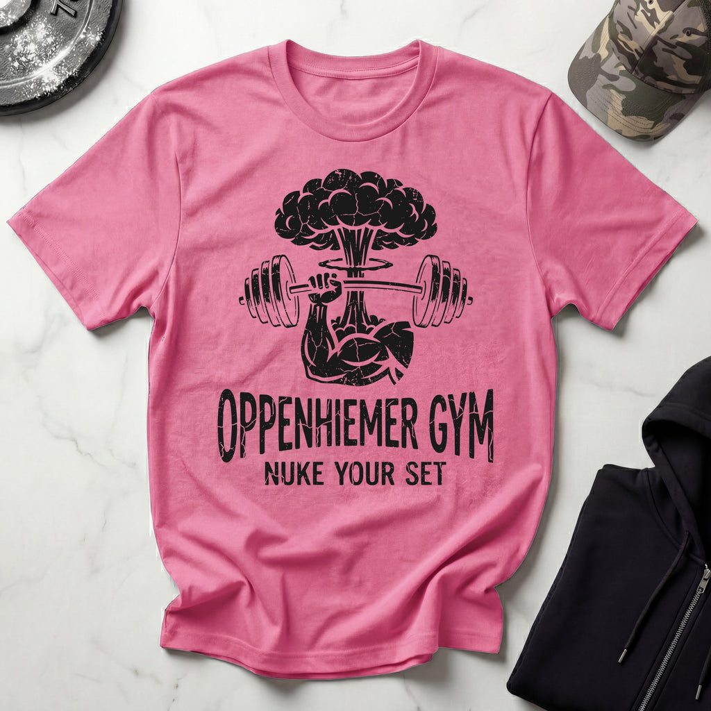 Oppenheimer Explosive Science Vintage Insignia Gym Tee