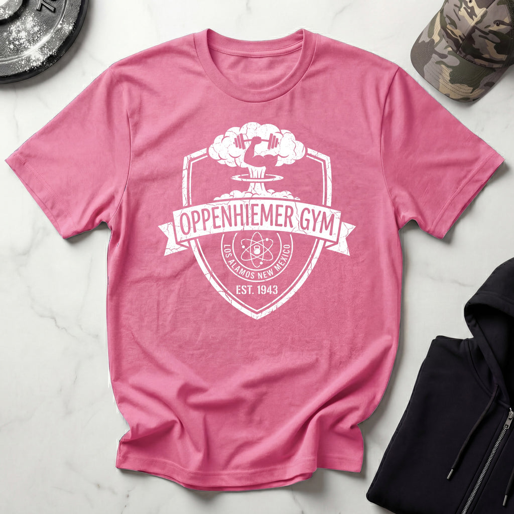 Oppenheimer Explosive Science Vintage Insignia Gym Tee