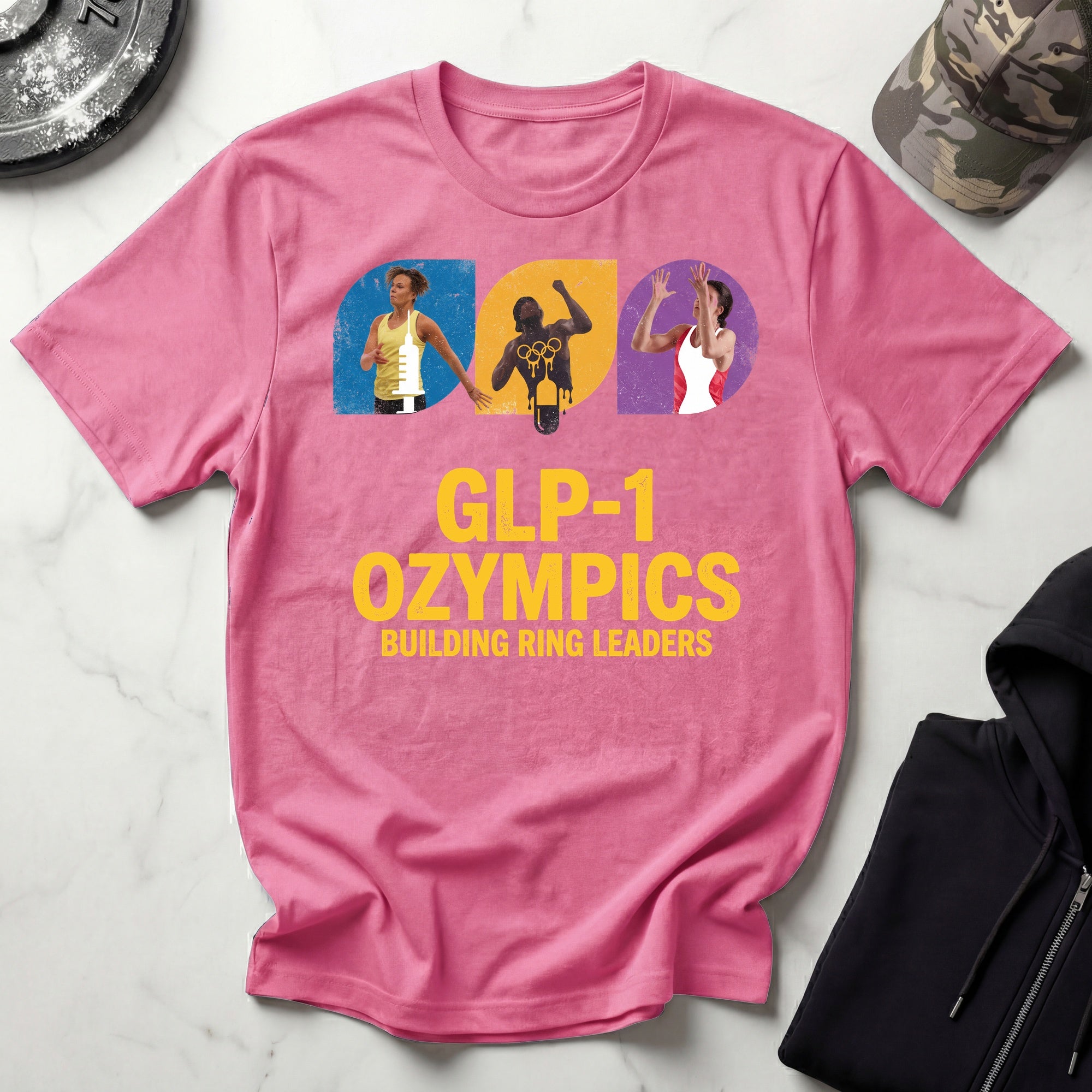 Ozympics Vintage Graphic Gym T-Shirt