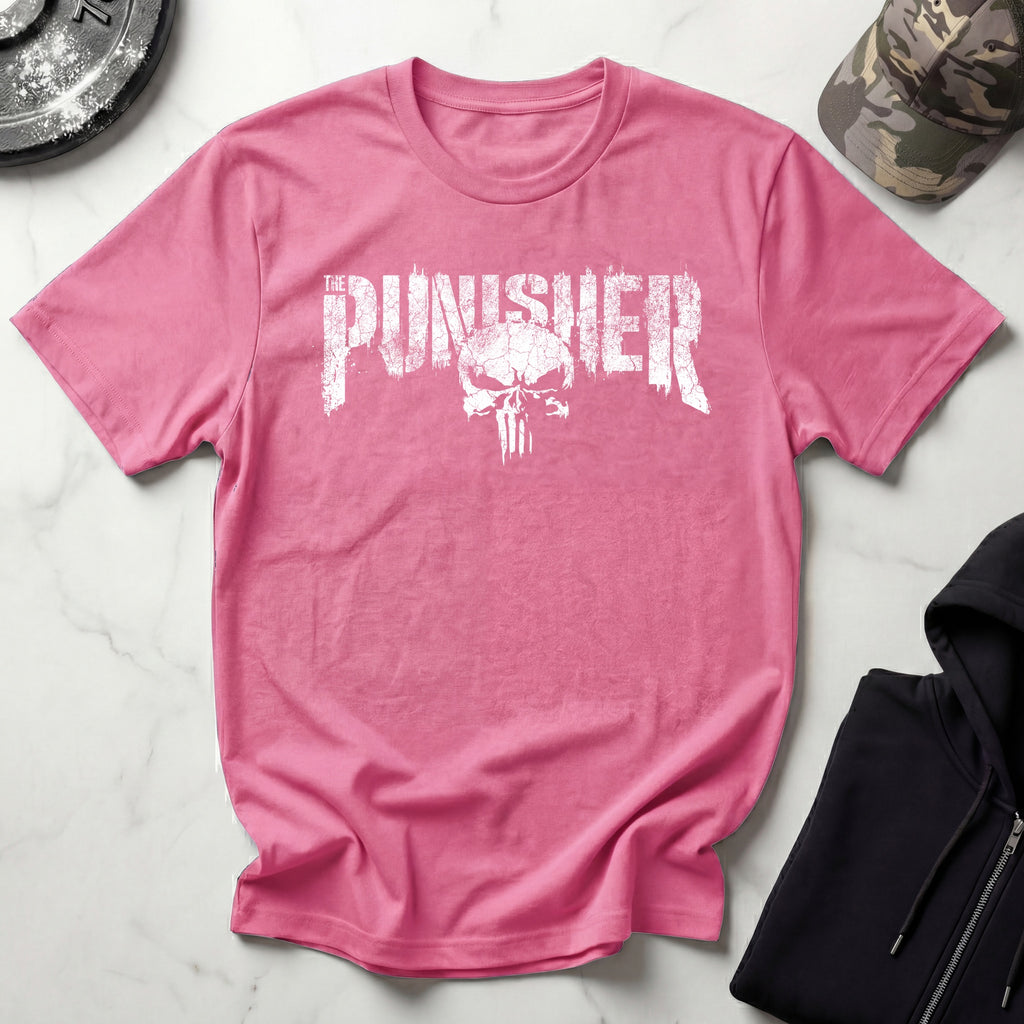 Punisher Grunge Graphic Gym T-Shirt