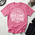 Roxzone Veteran Graphic White Gym T-Shirt