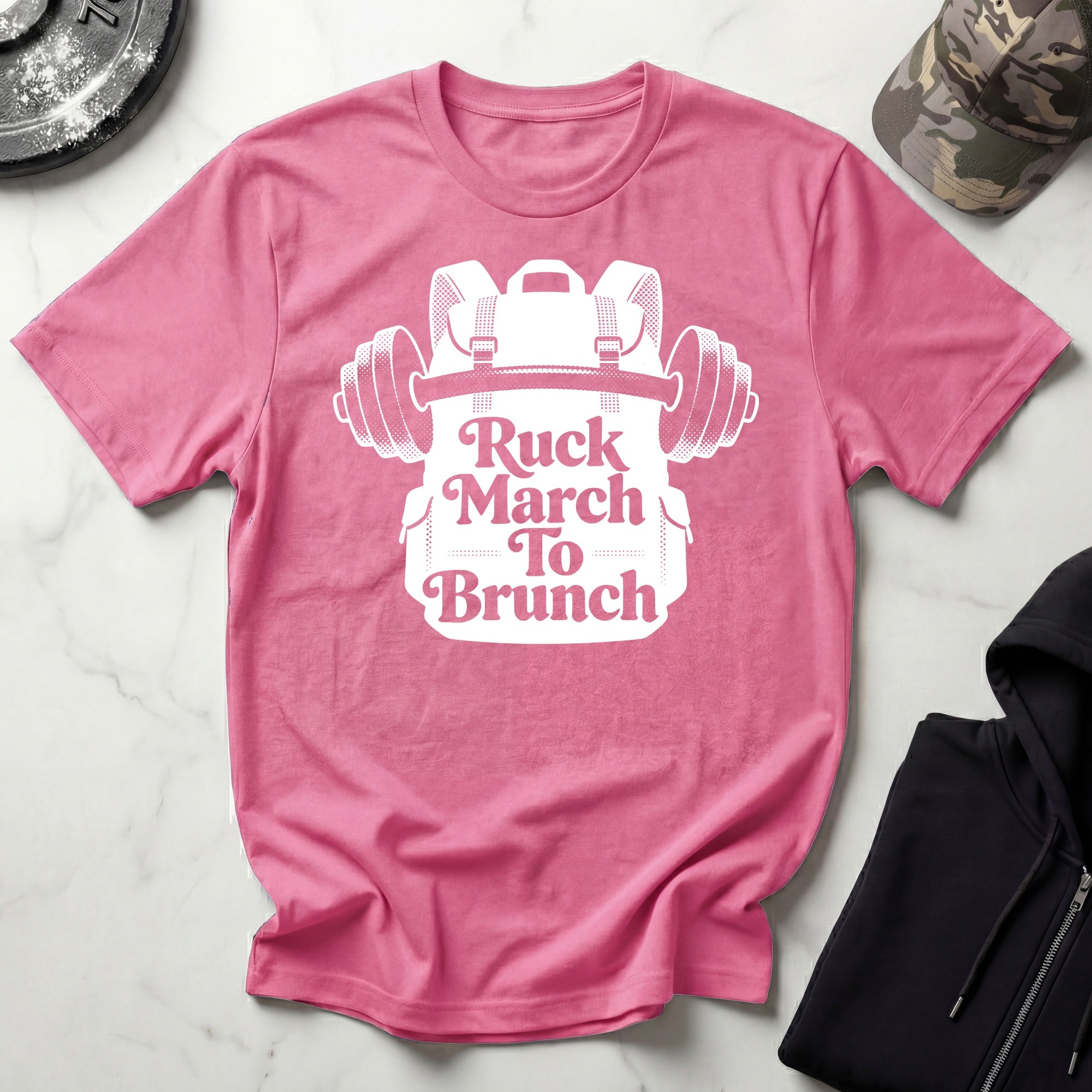 Ruck March To Brunch Graphic Gym T-Shirt