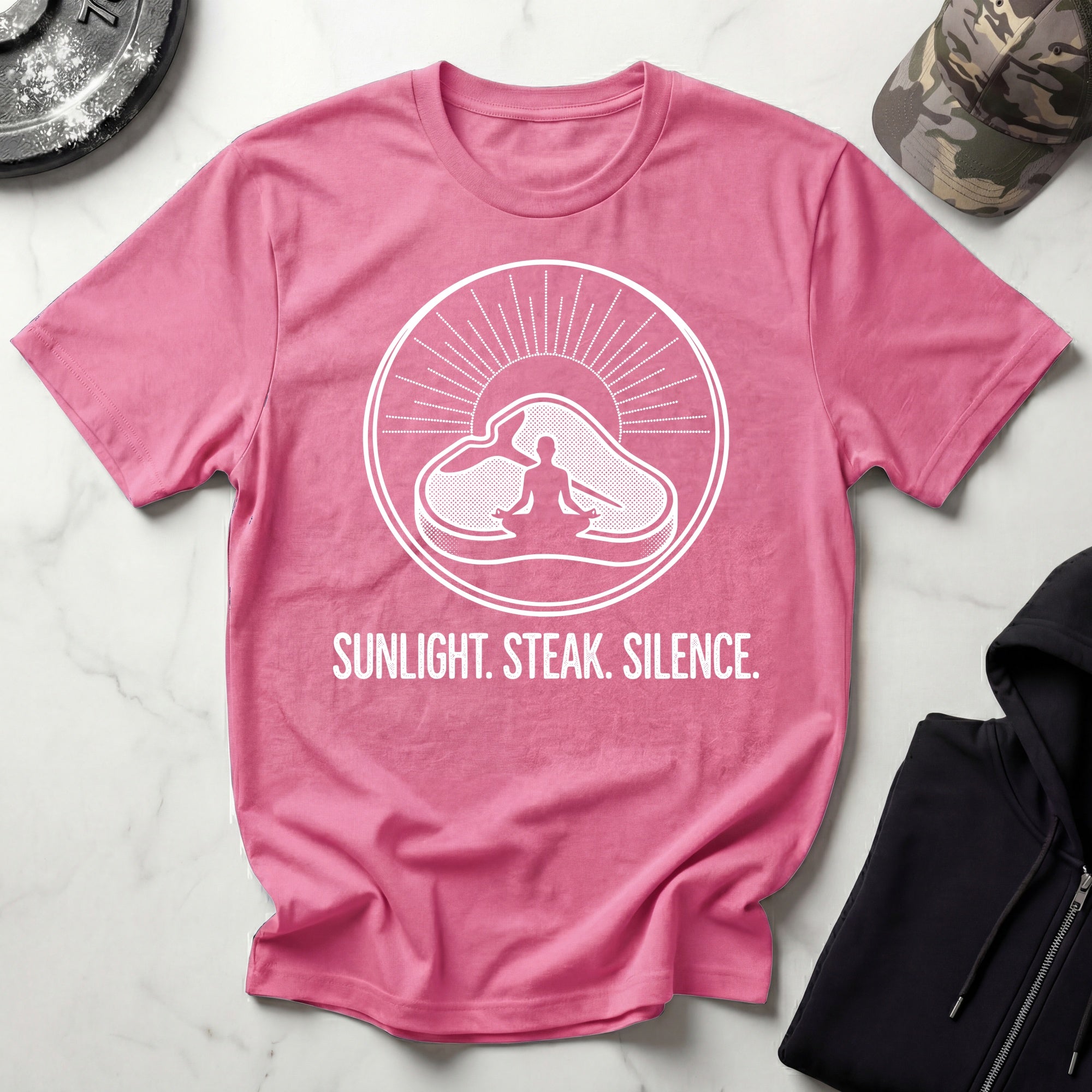Sunlight Steak Silence Neurology Gym T-Shirt