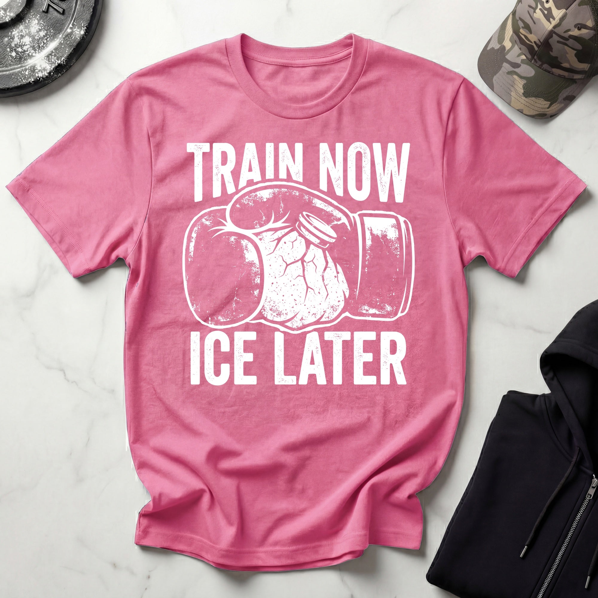 Train Now Ice Later Boxing MMA T-Shirt