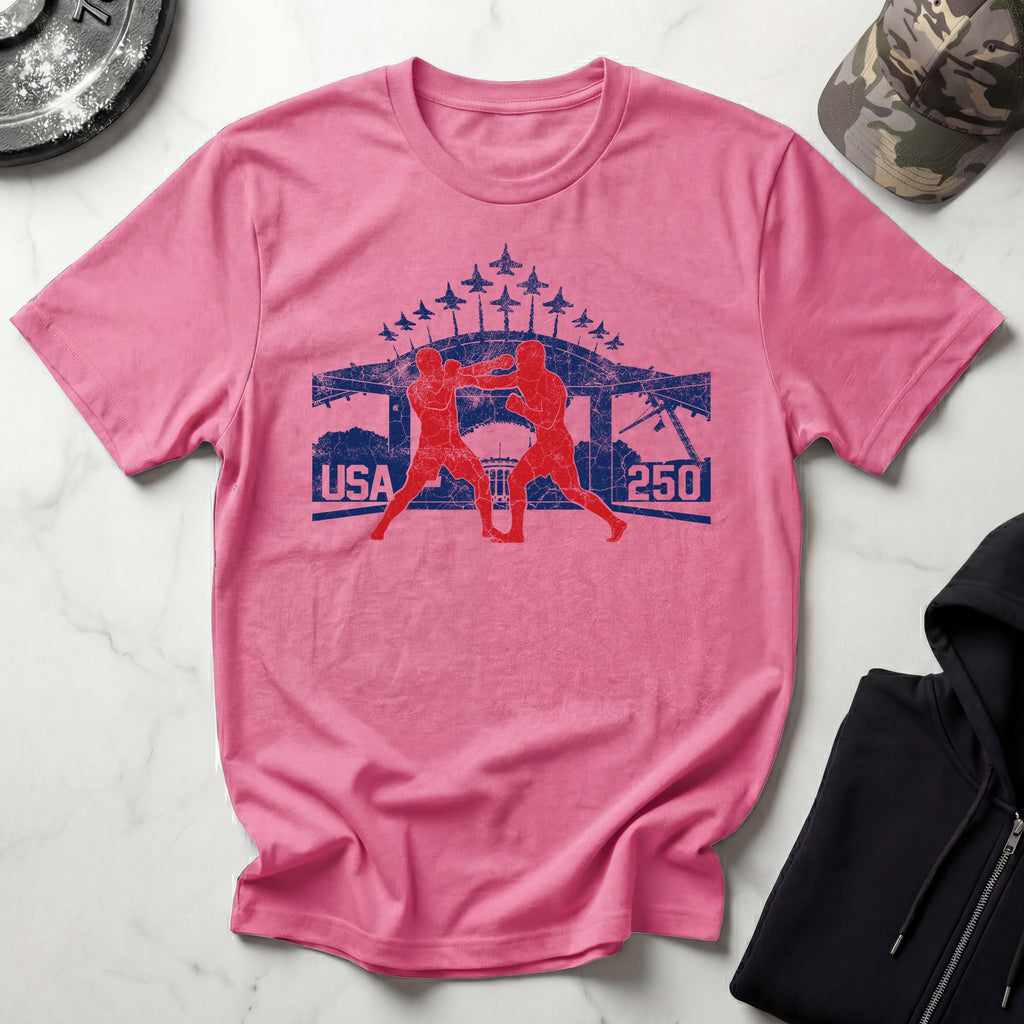 USA Freedom 250 Graphic MMA Gym T-Shirt