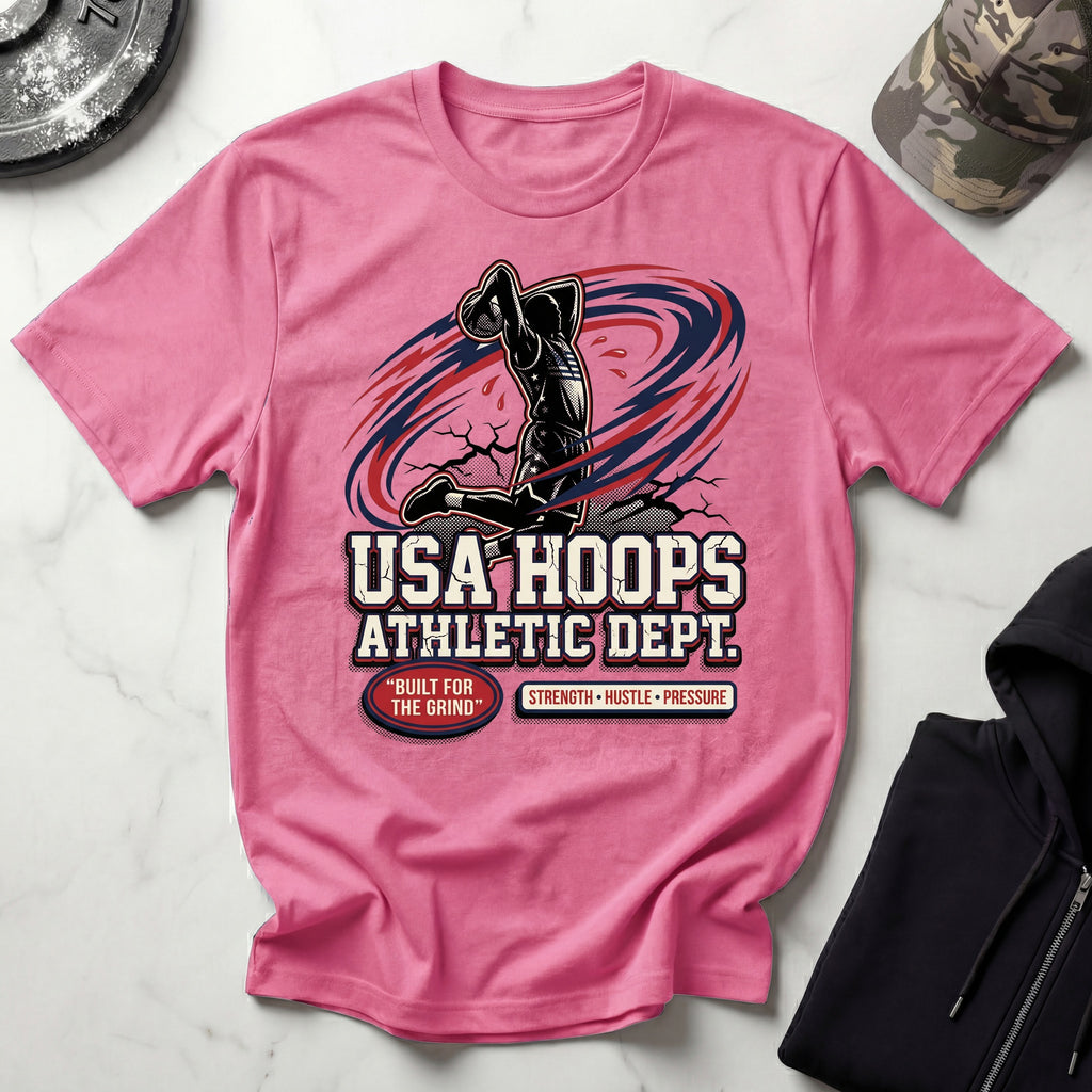 Basketball USA Hoops Gym T-Shirt