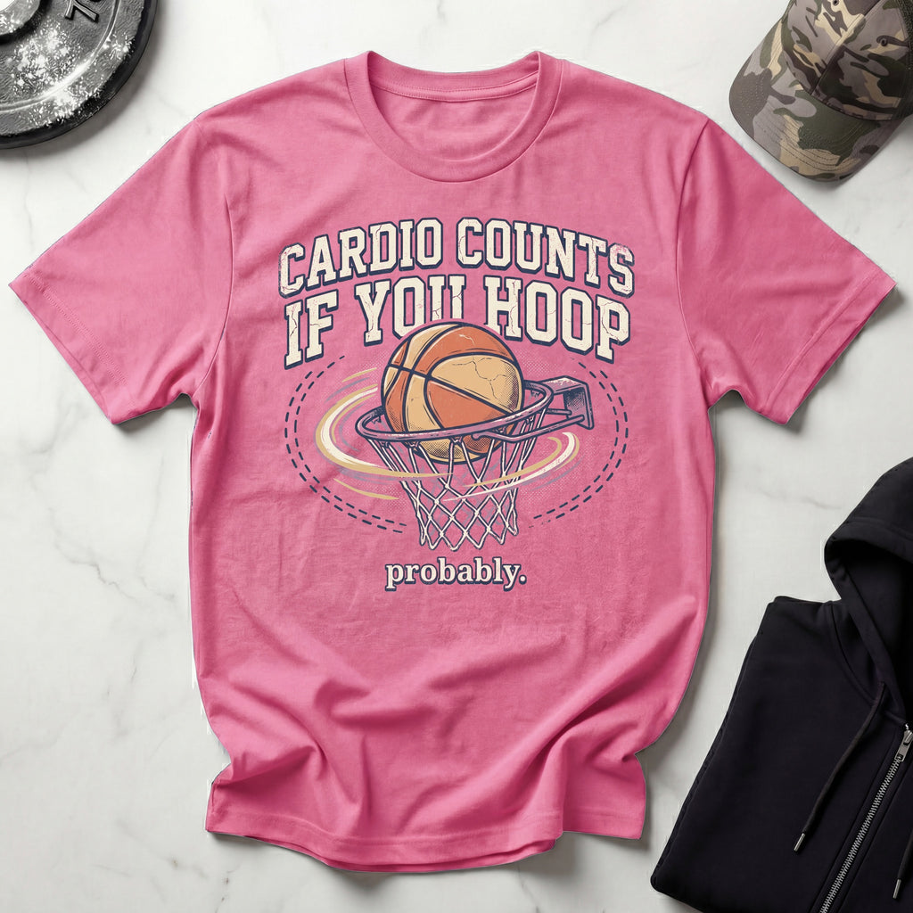 Basketball Hoop Cardio Graphic Gym T-Shirt