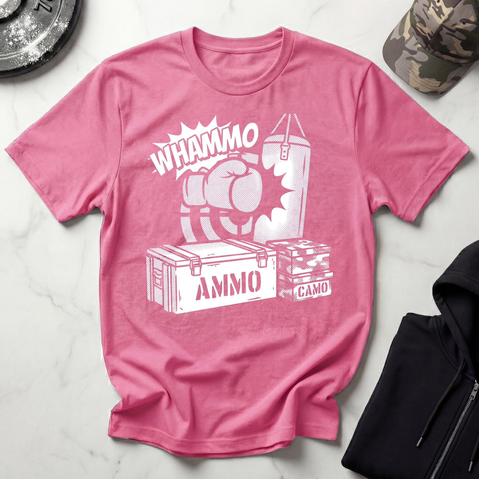 Whammo Military Boxing Gym T-Shirt