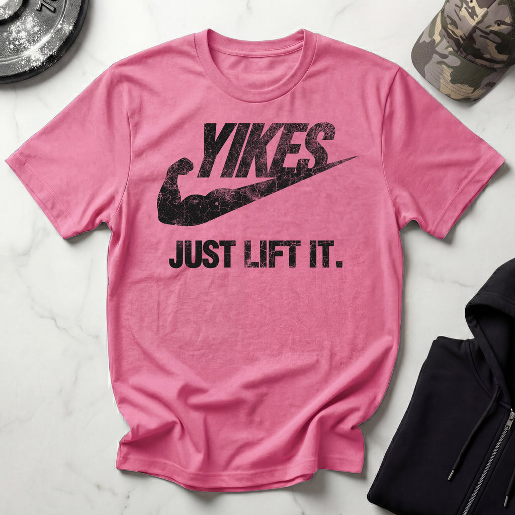 Yikes Just Lift It Vintage Gym Tee-Shirt
