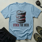 Stack The Desk Weight Plates Gym T-Shirt