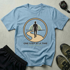 One Step At A Time Recovery Gym T-Shirt