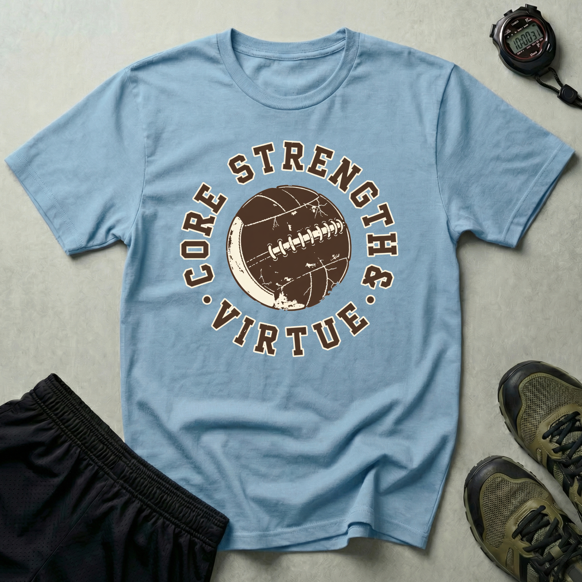 Core Strength and Virtue Gym T-Shirt