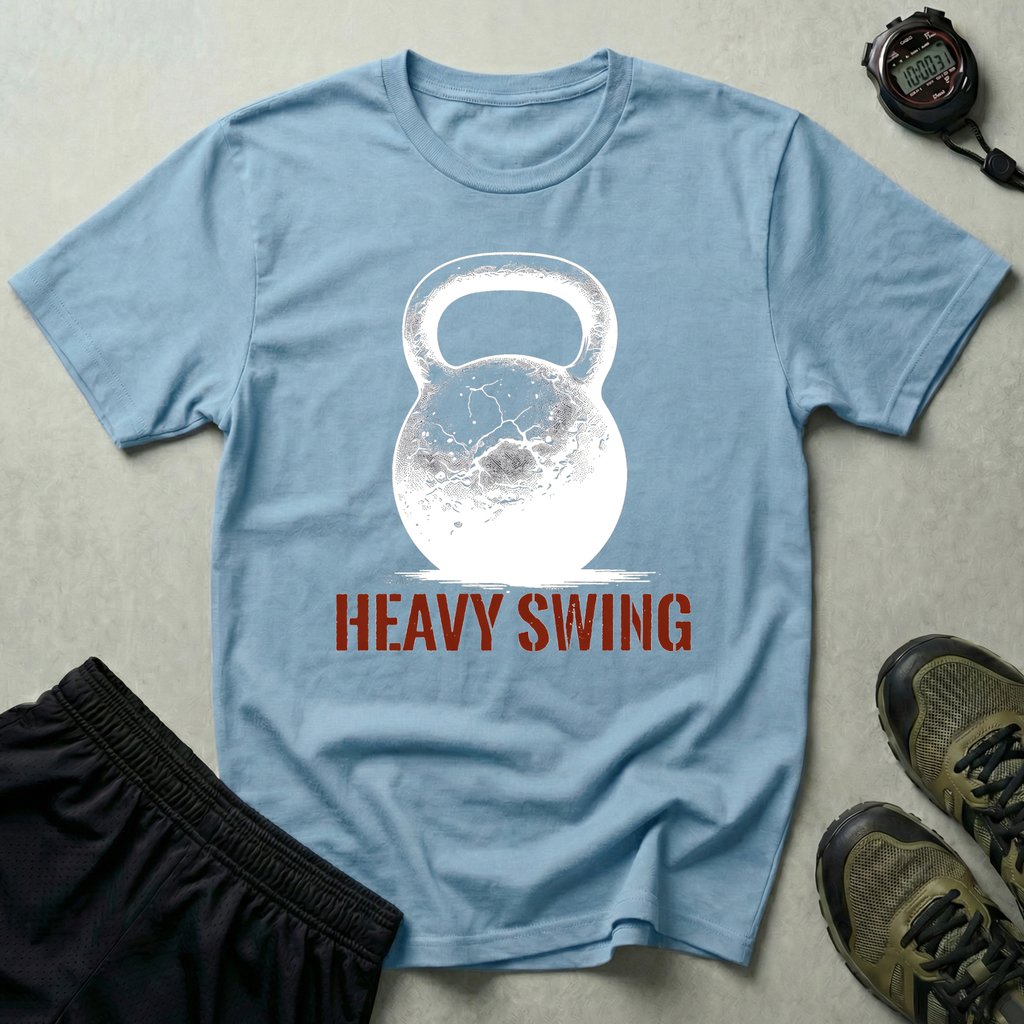 Heavy Swing Kettlebell Gym T-Shirt