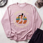 Running Therapy Cozy Gym Crewneck Sweatshirt