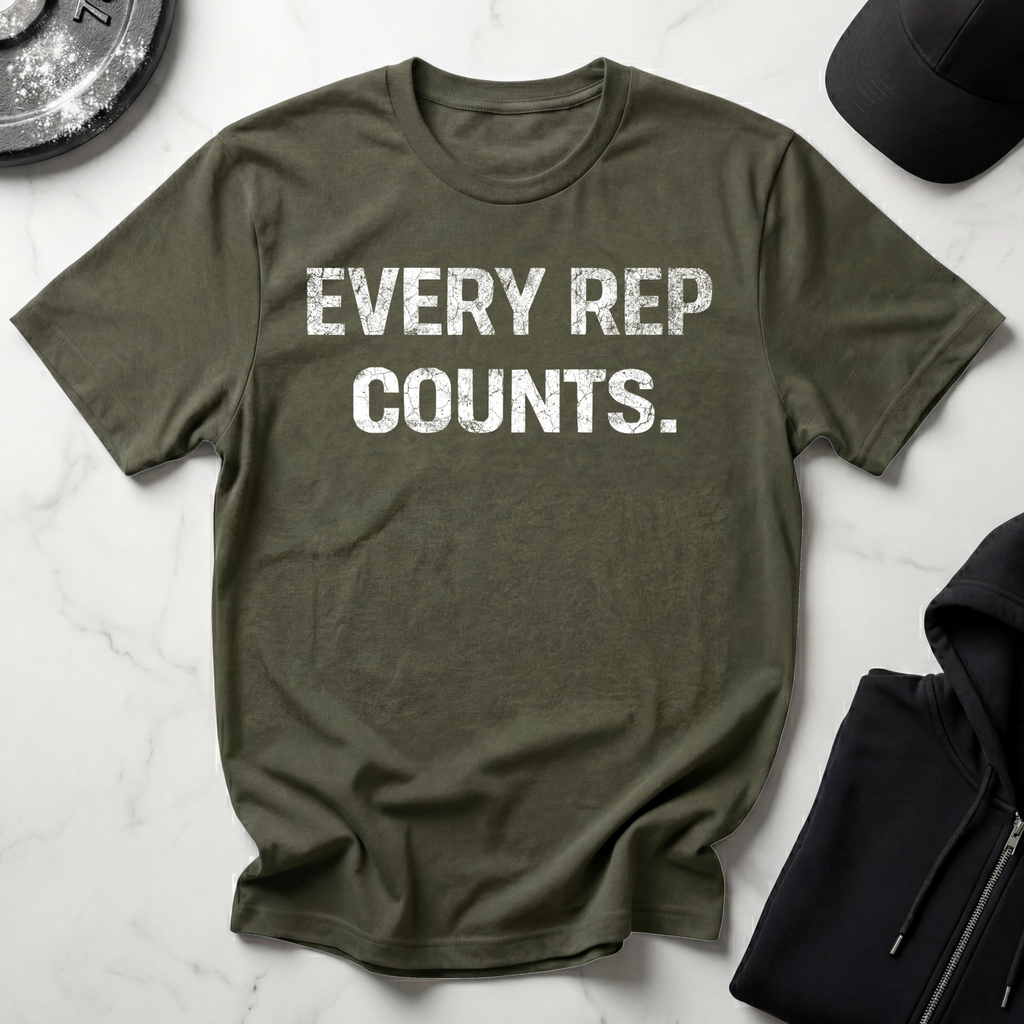 Every Rep Counts Dark Tee