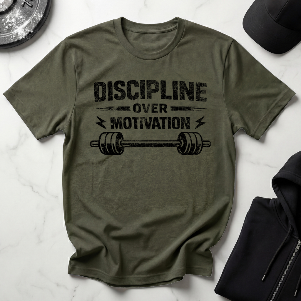 Discipline Over Motivation Light Tee