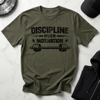 Discipline Over Motivation Light Tee