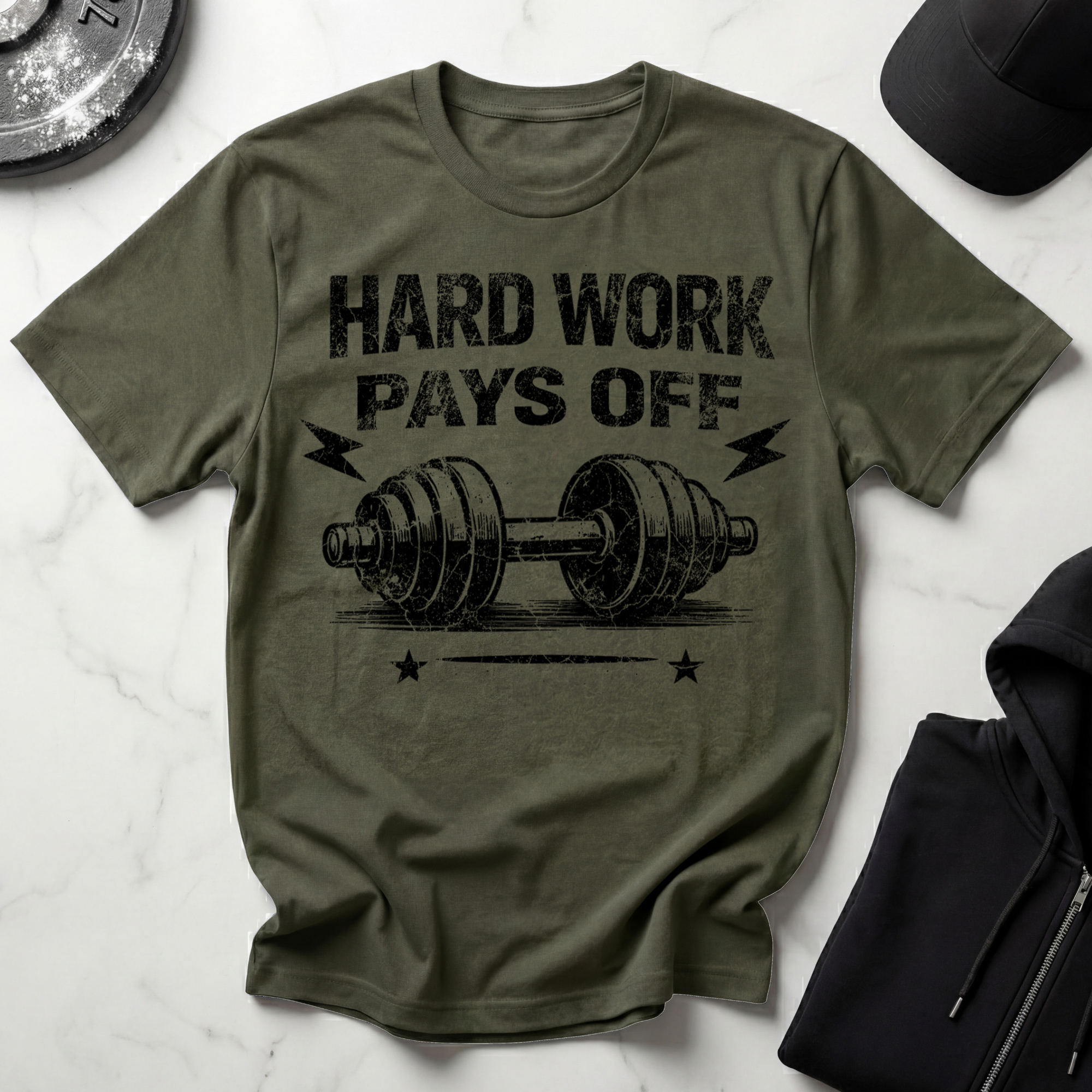Hard Work Pays Off Light Tee