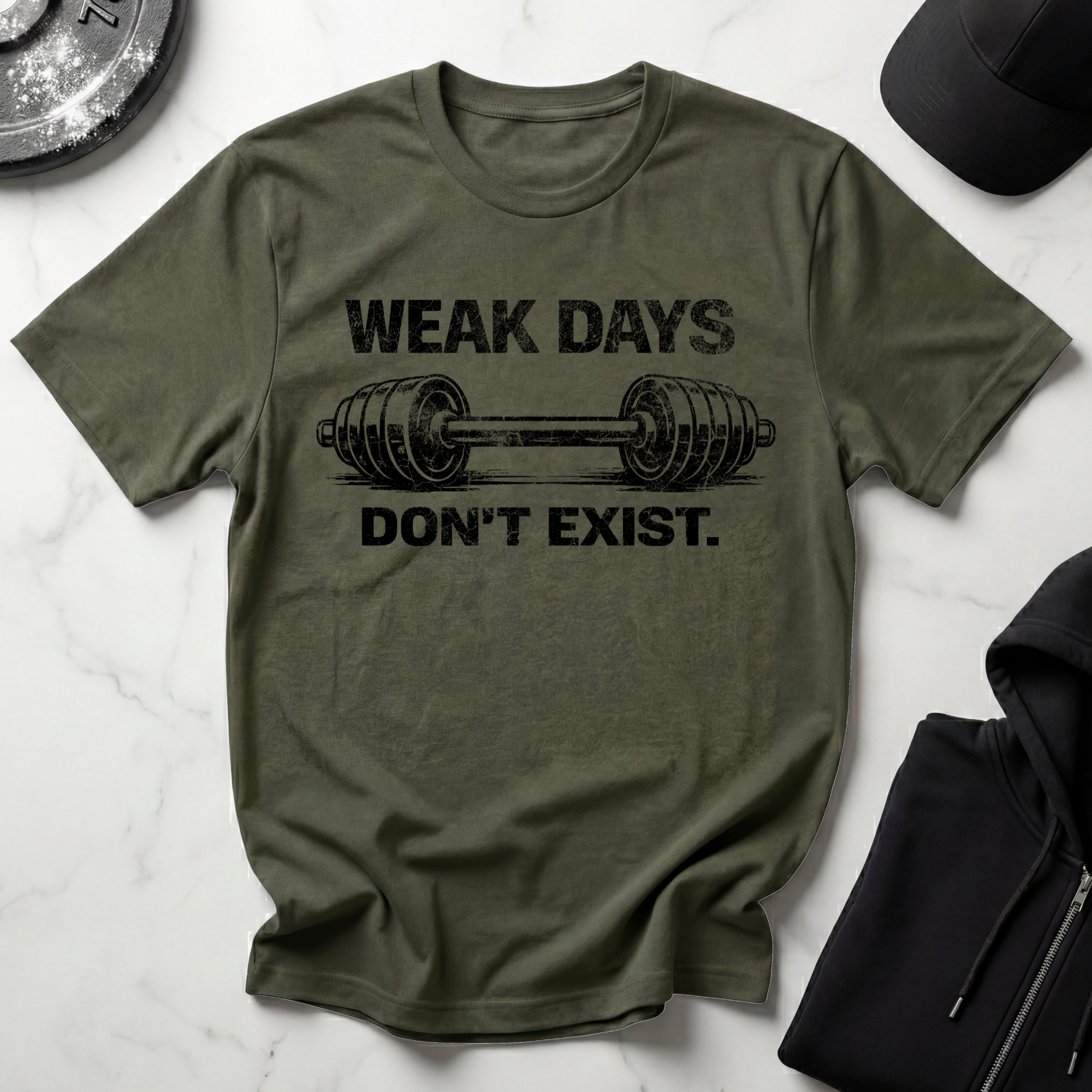 Weak Days Dont Exist Light Tee