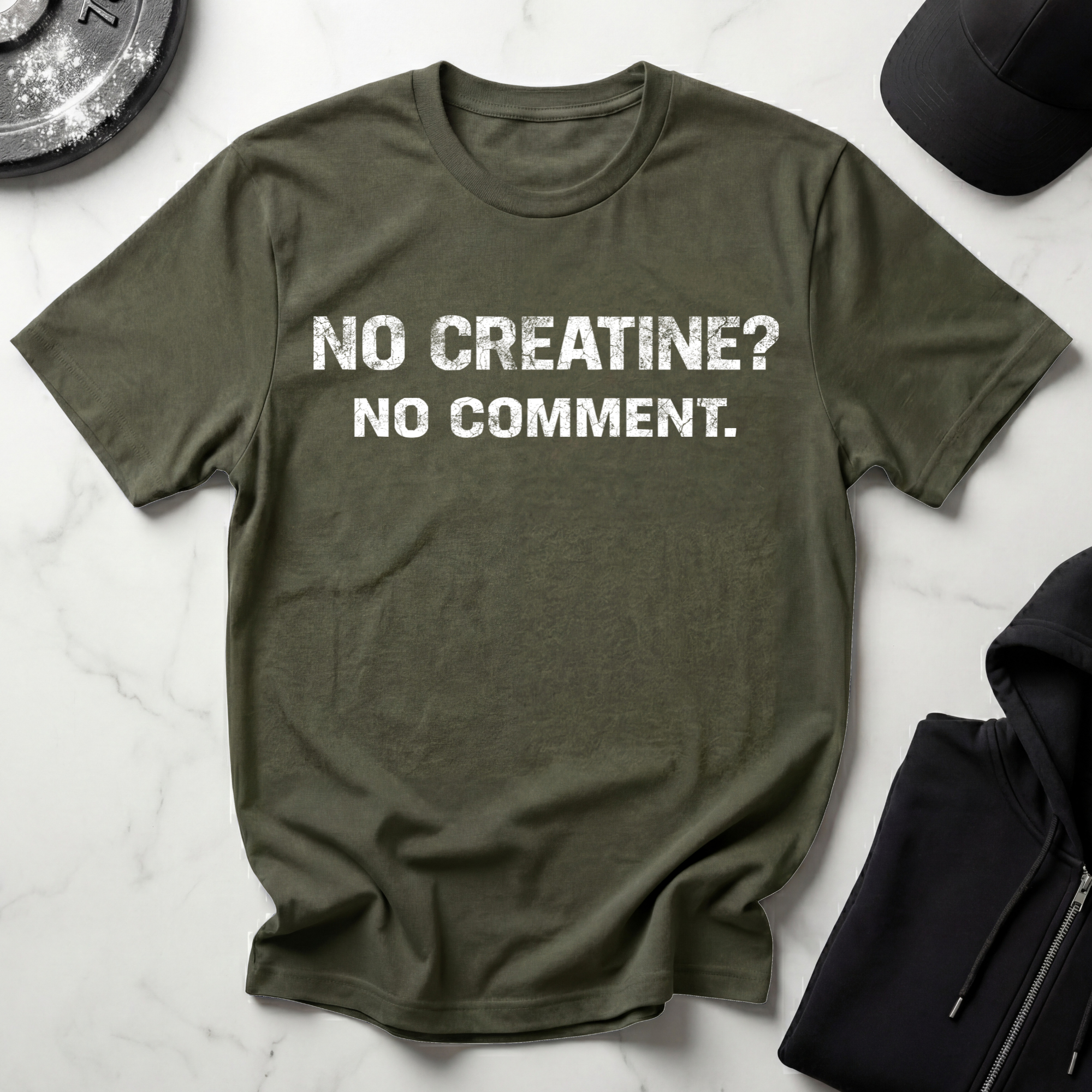 No Creatine No Comment Dark Tee