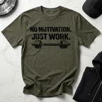 No Motivation Just Work Light Tee