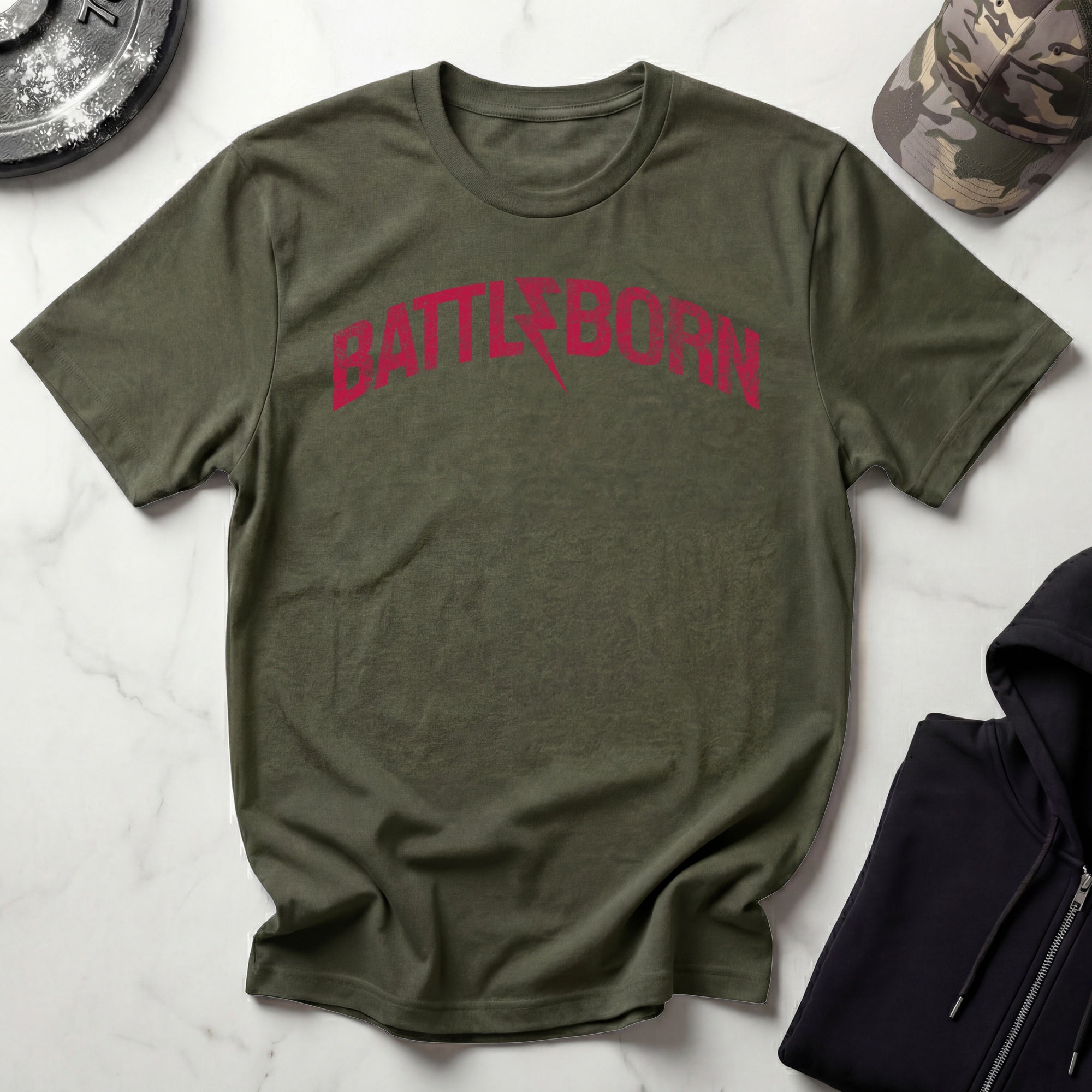 Battle Born Killer Retro Gym T-Shirt