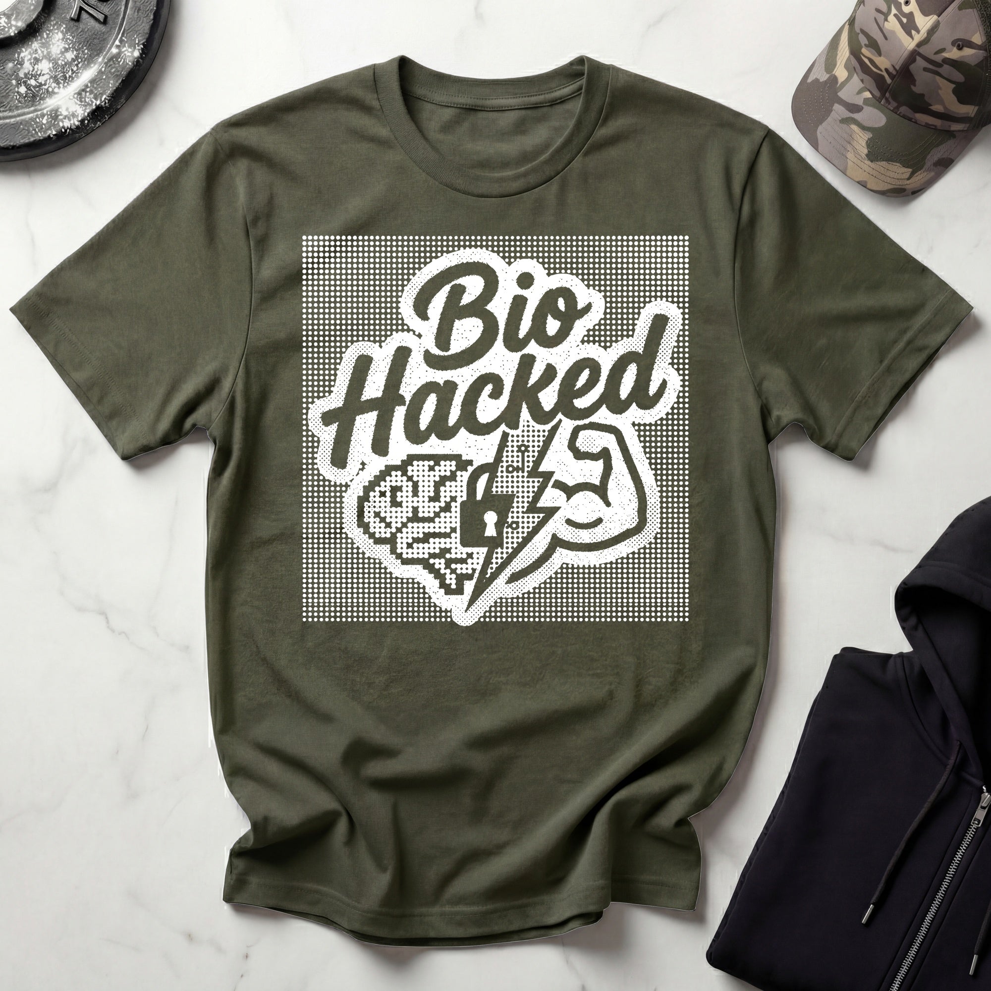 Bio Hacked Dot Matrix Gym T-Shirt