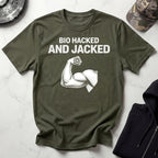 Bio Hacked And Jacked Gym T-Shirt