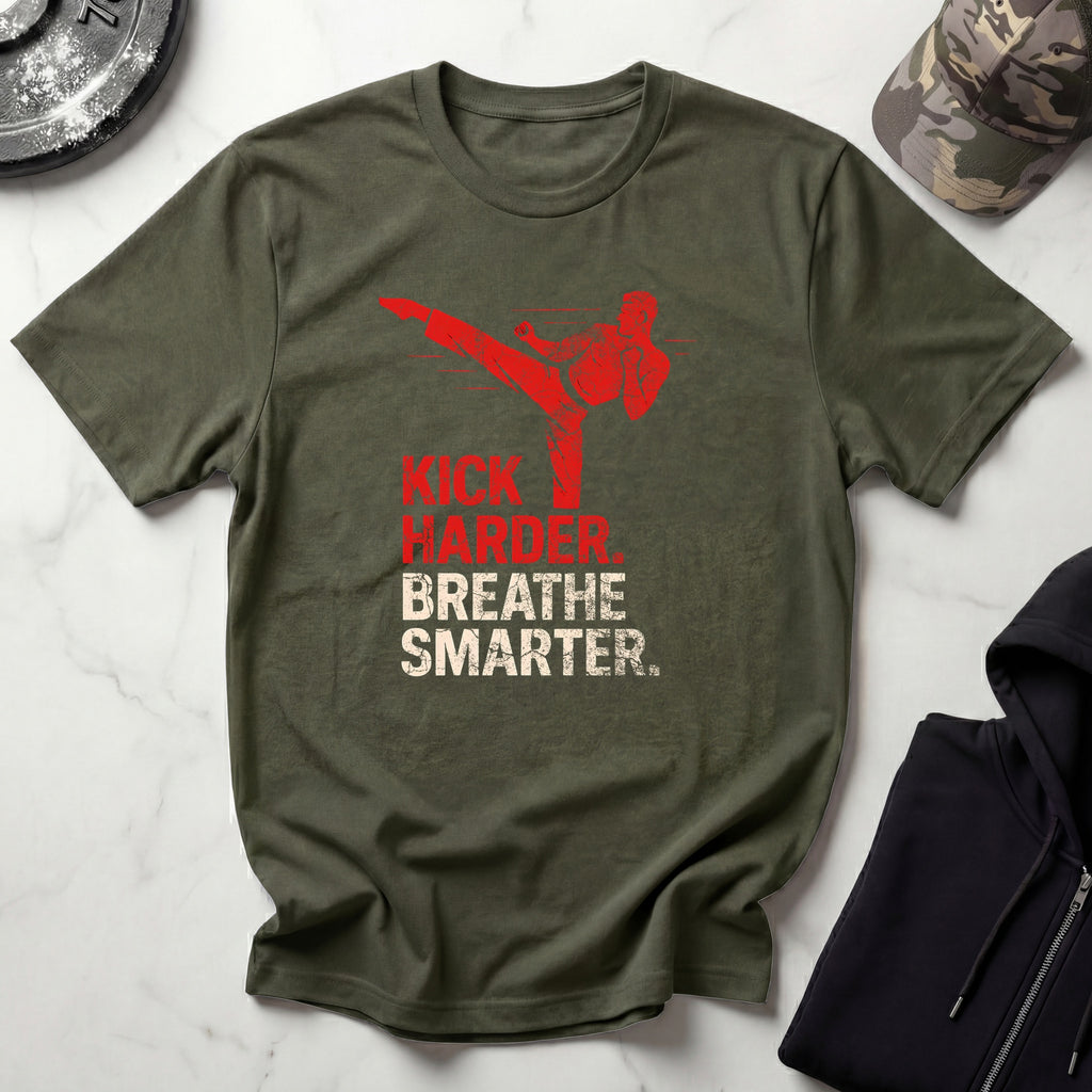 Kick Smarter Grunge Vintage Gym T-Shirt