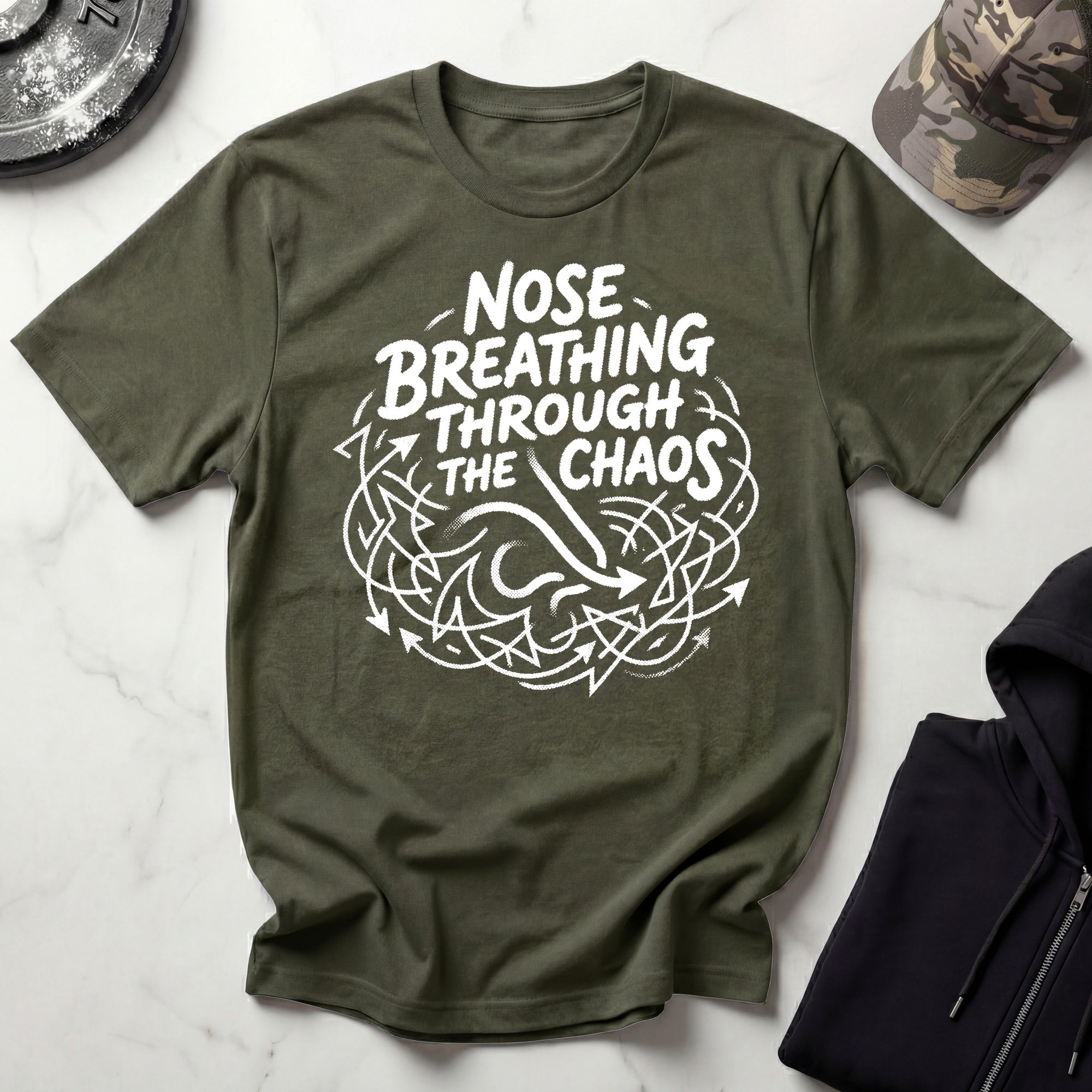 Nose Breathing Chaos Gym T-Shirt