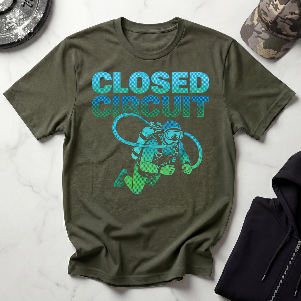 Closed Circuit Diver Gym T-Shirt