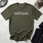 Caffiend Type Retro Gym T-Shirt