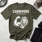 Carnivore I Eat What Lions Eat Gym T-Shirt