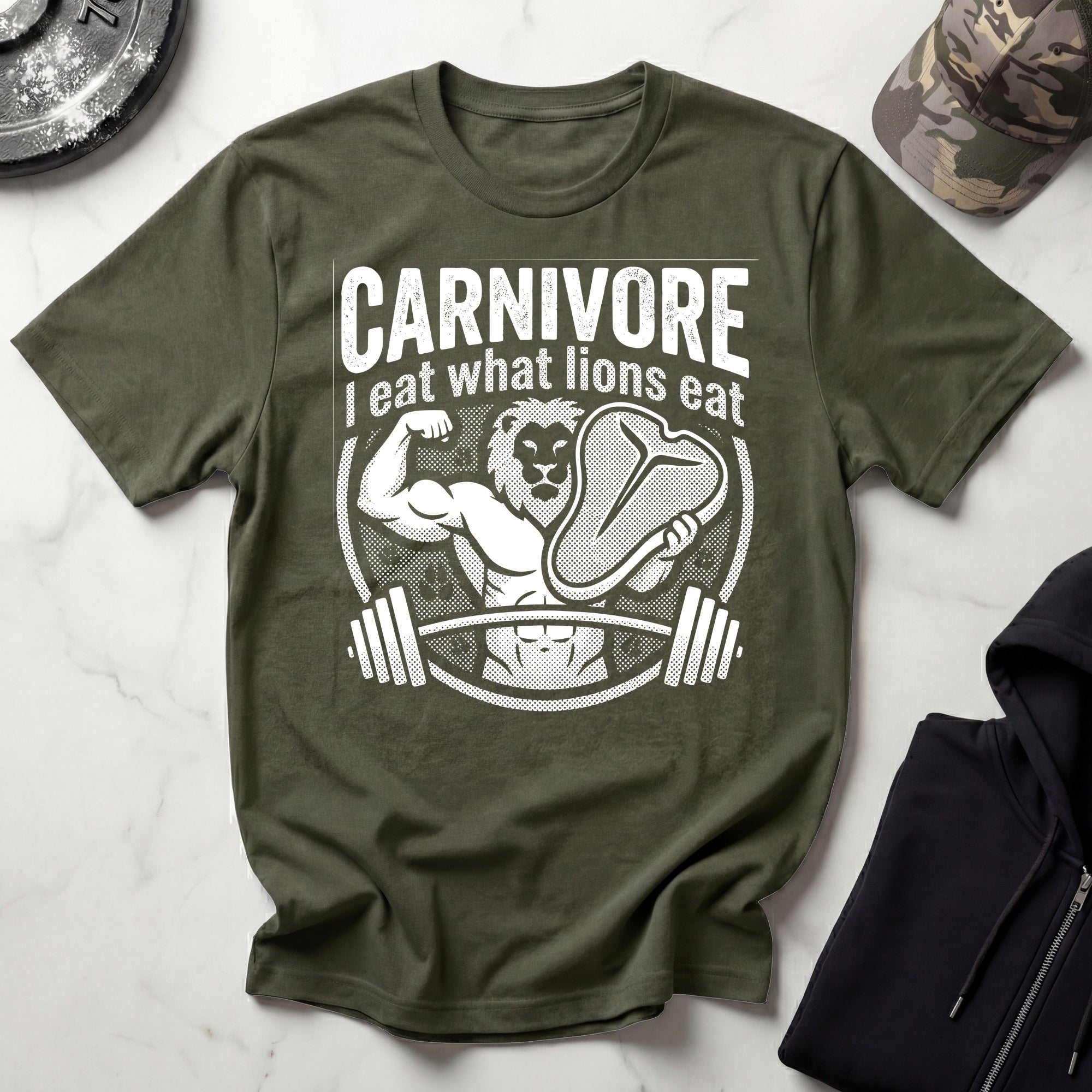 Carnivore Weights Workout Gym T-Shirt