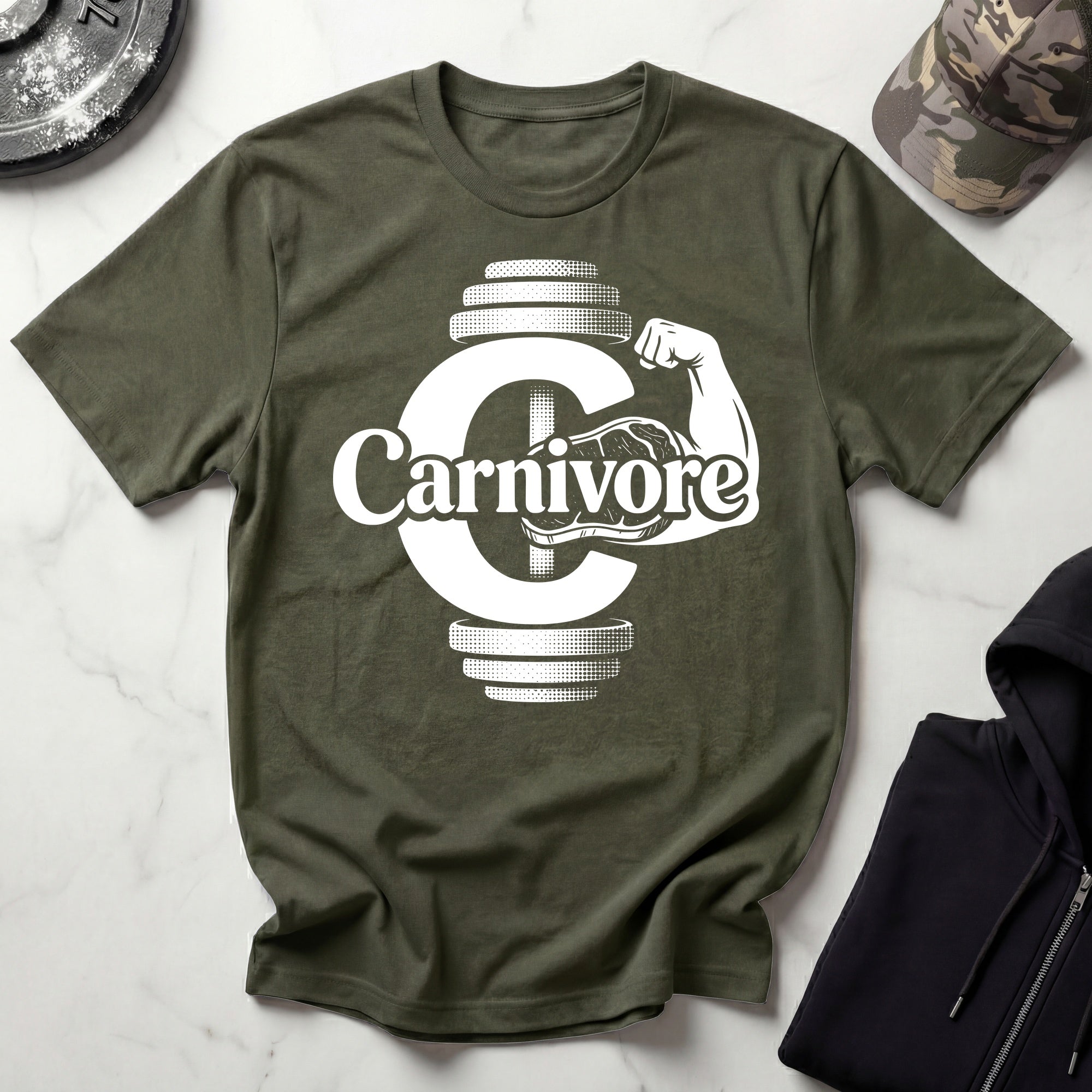Carnivore Bodybuilding Vintage Gym T-Shirt