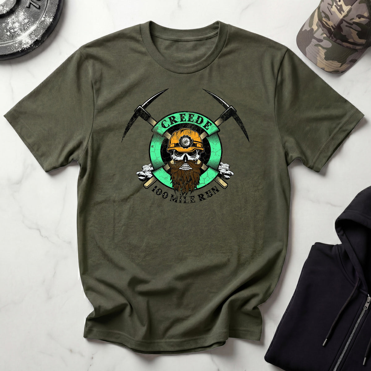 Creede 100 Mile Retro Graphic Gym T-Shirt