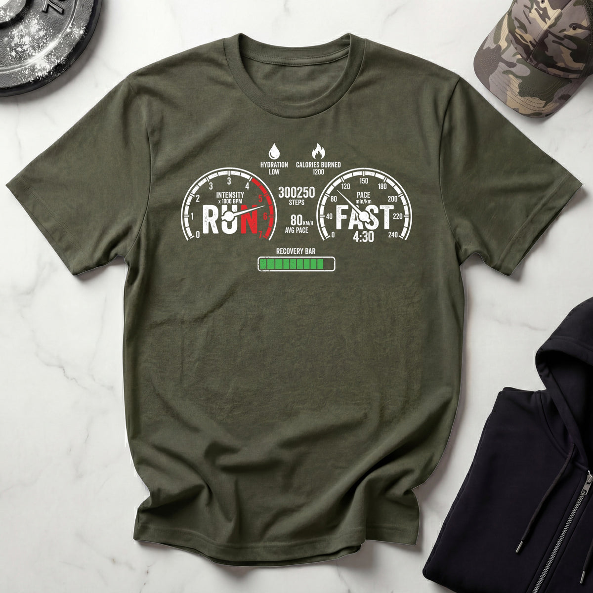Dashing Board Vintage Gym T-Shirt