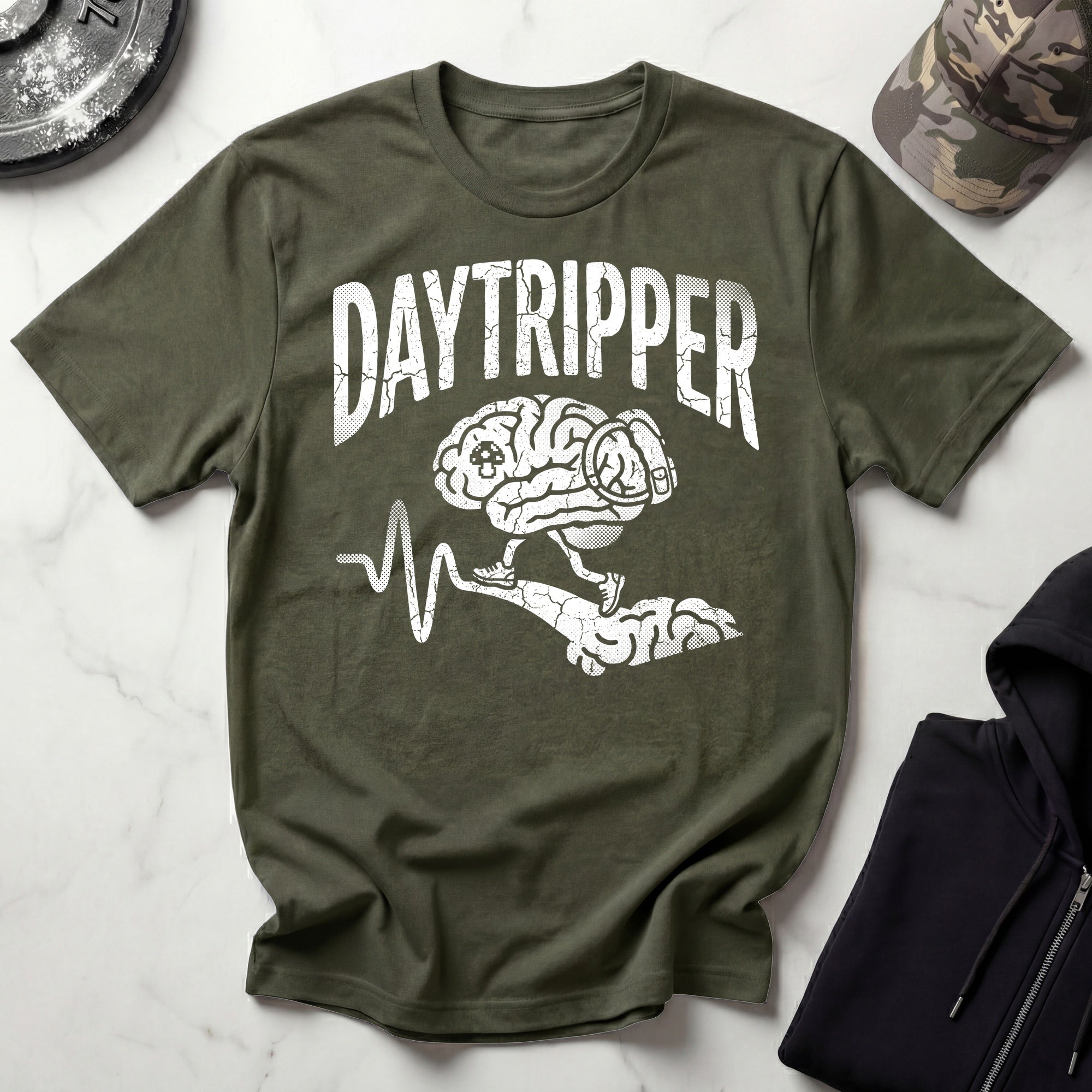 DayTripper Mushroom Hike Vintage Gym T-Shirt