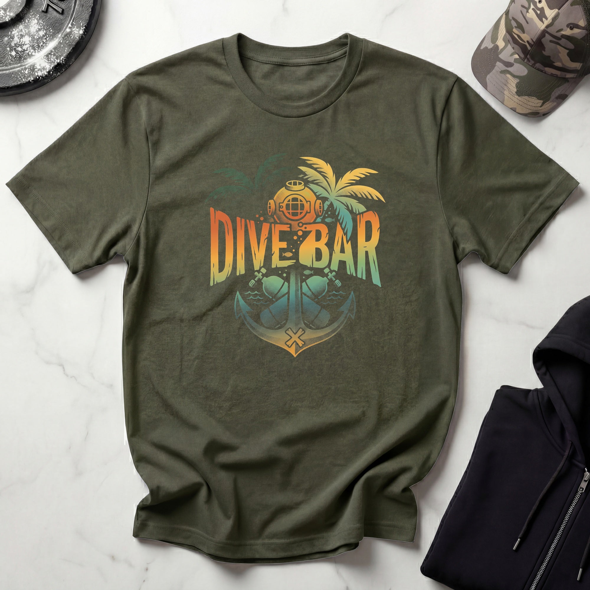 Vintage Dive Bar Gym T-Shirt