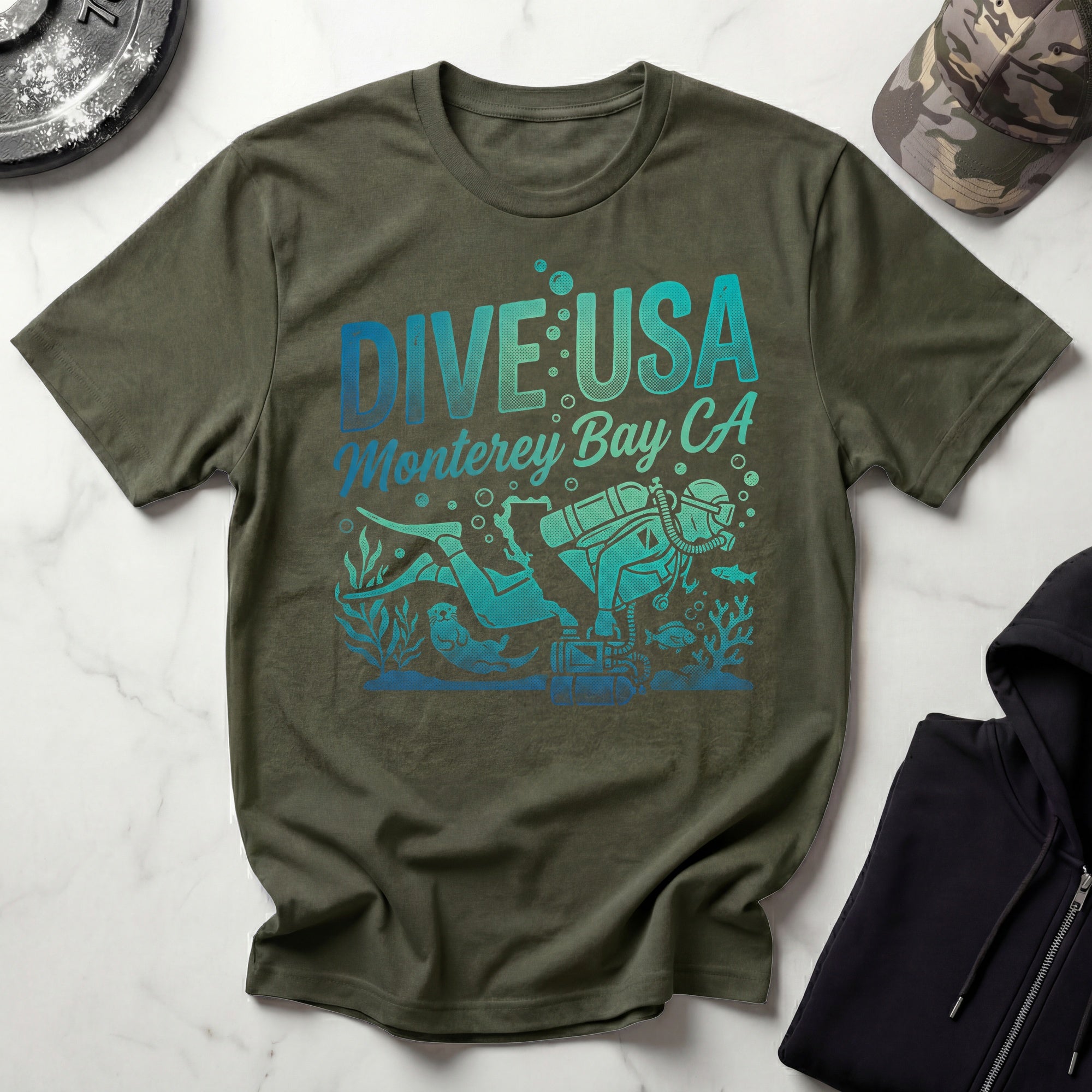 Dive Monterey Bay Gym T-Shirt