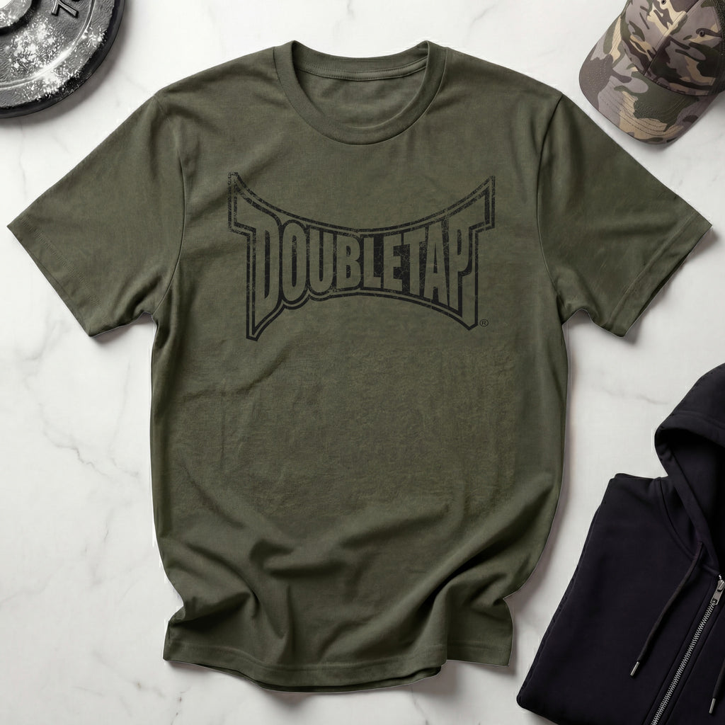 DoubleTap Graphic Vintage Gym T-Shirt