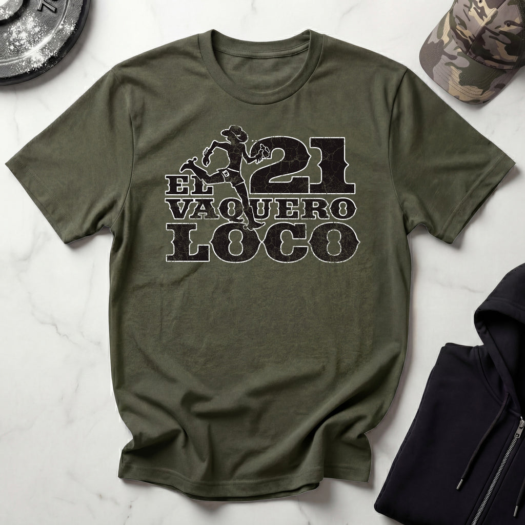 El Vaquero Loco 21 Mile Run Gym Tee