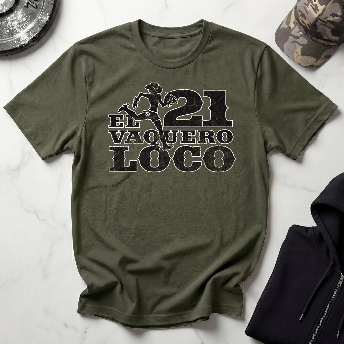 El Vaquero Loco 21 Mile Run Gym Tee