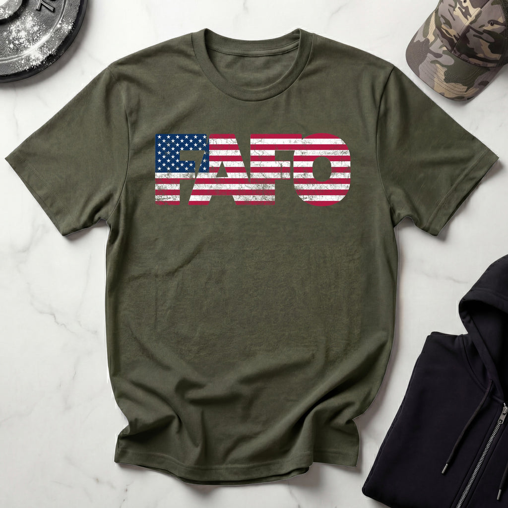 FAFO USA Vintage Graphic Gym T-Shirt
