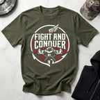 Fight and Conquer Boxing MMA T-Shirt