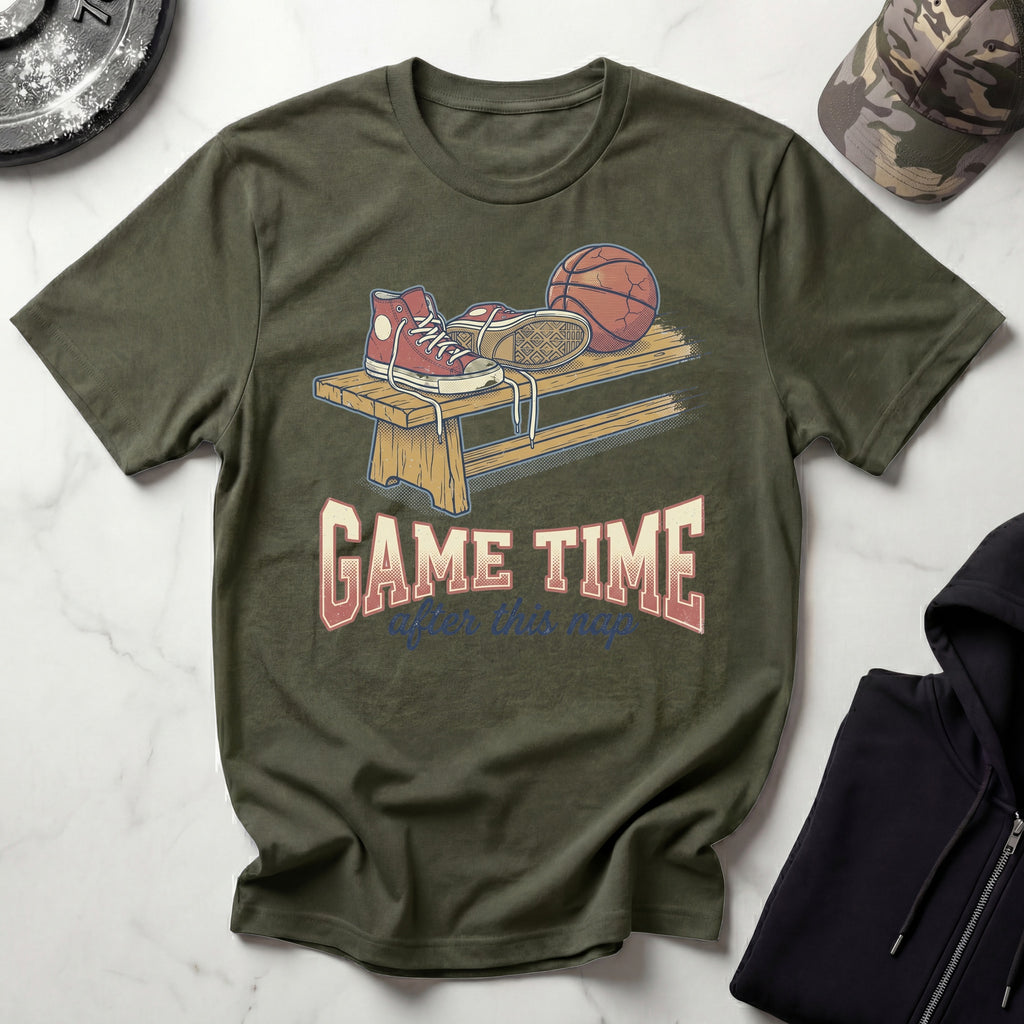 Basketball Nap Game Vintage Gym T-Shirt