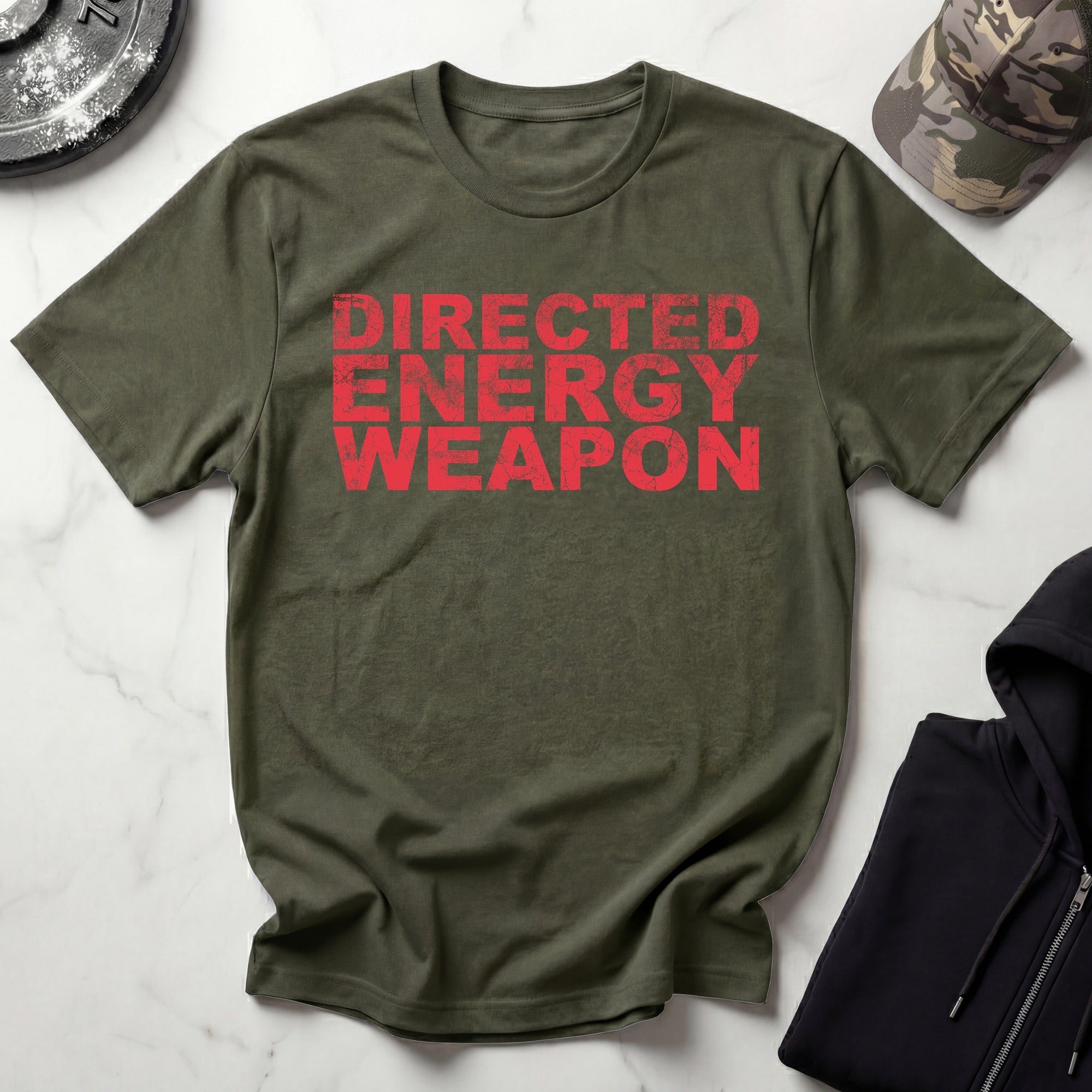 Directed Energy Grunge Red Gym T-Shirt